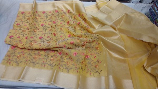 Pure organza embroidery SC 010 BDT 6350-2