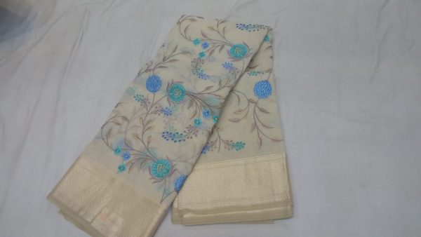 Pure organza embroidery SC 011 BDT 6350-1